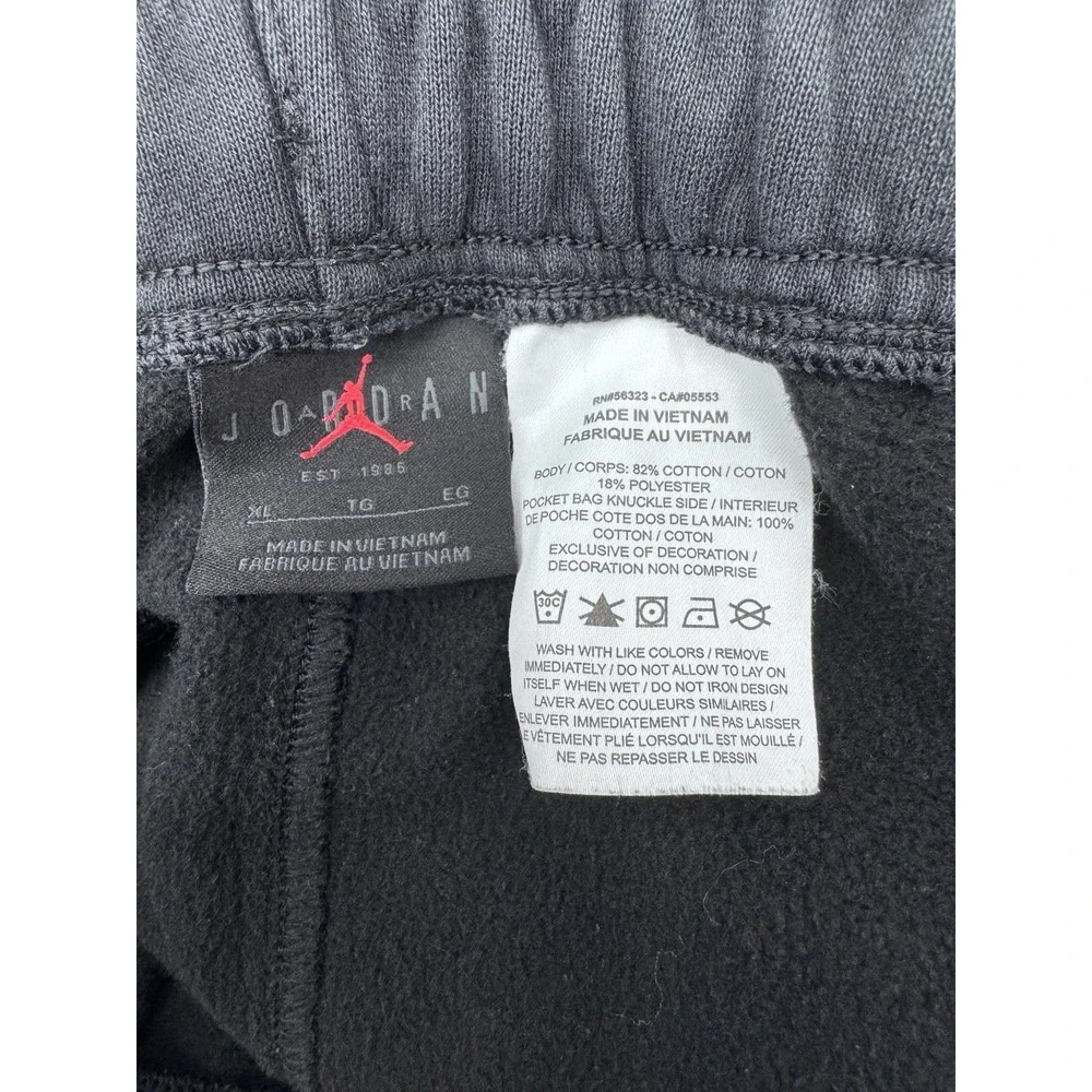 Nike Air Jordan Sport DNA HBR Men's XL Fleece Pants - Black